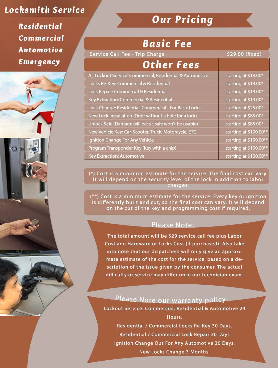 Beaverton OR Locksmith Store Beaverton, OR 503-773-8082 - price-list